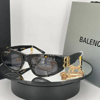 BALENCIAGA DYNASTY D-FRAME SUNGLASSES IN BLACK Sunglasses ✨