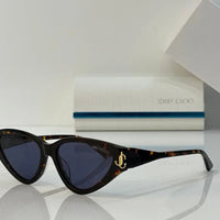2024 Jimmy Choo JC5019 Cat Eye Sunglasses with Glitter women's ✨