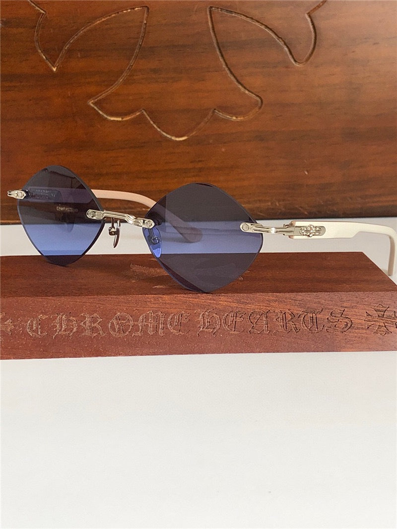 Chrome Hearts DEEP III 3 Rhombus Zeiss Lens Unisex Sunglasses⚜️ - buyonlinebehappy