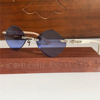 Chrome Hearts DEEP III 3 Rhombus Zeiss Lens Unisex Sunglasses⚜️