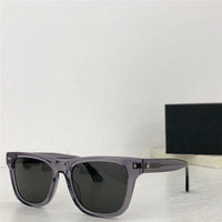 Mont Blanc Sunglasses MB 0254 S 001 Black / Silver Grey Lens Aviator 53-18🏎