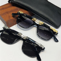 Chrome Hearts Sunglasses Frame Call Melice -Black-Gold-Silver ✨