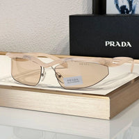 PRADA PR A25S (1AB5S0)- BLACK-PEACH-GREEN | SUNGLASSES Unisex  🟥