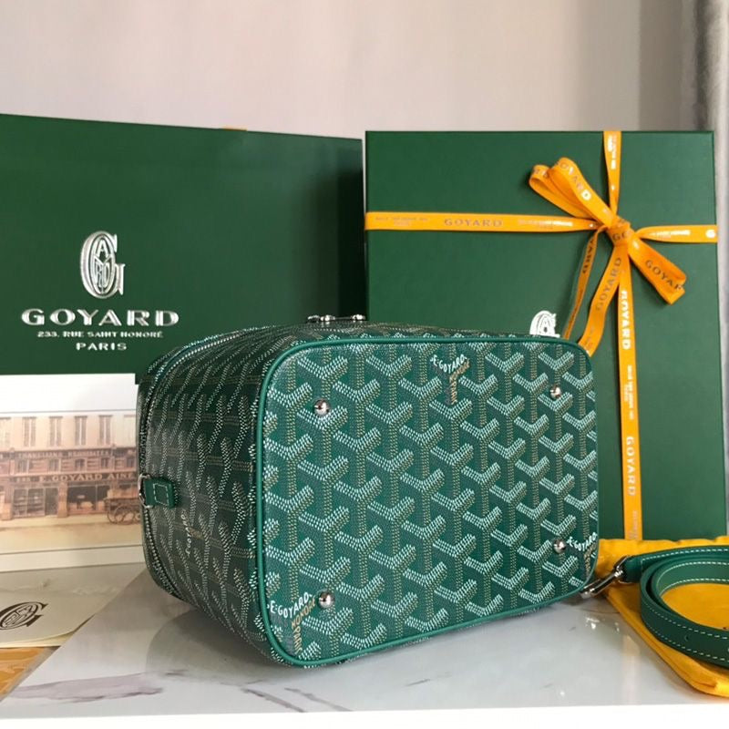 Goyard Muse Vanity Case In Goyardine Canvas 11 colors ✨ - buyonlinebehappy