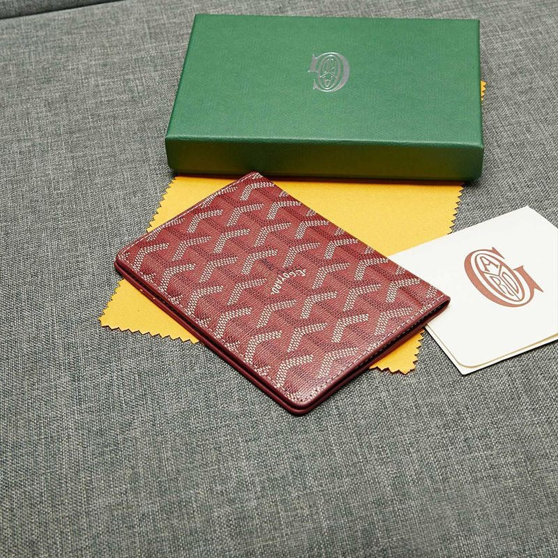 Goyard Grenelle Passport Cover In Goyardine Canvas✨ - buyonlinebehappy