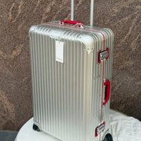 RIMOWA Aluminium Original Series Suitcase Cabin-M-L-Trunk Plus - 3 Colors 🛩️