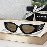 CHANEL Cat Eye Sunglasses CH6056 Women's Acetate Sunglasses  🖤