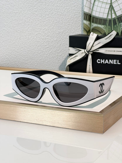 CHANEL Cat Eye Sunglasses CH6056 Women's Acetate Sunglasses  🖤