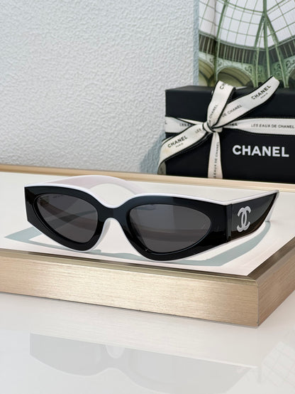 CHANEL Cat Eye Sunglasses CH6056 Women's Acetate Sunglasses  🖤