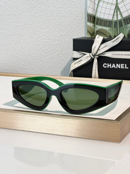 CHANEL Cat Eye Sunglasses CH6056 Women's Acetate Sunglasses  🖤