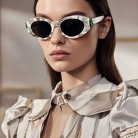 DIOR Dior Clover B1F Transparent Pink Oval  Sunglasses✨