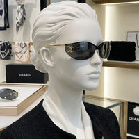 CHANEL 9582 EXCLUSIVE SHIELD Sunglasses Eyewear  🖤