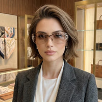 CHANEL 9582 EXCLUSIVE SHIELD Sunglasses Eyewear  🖤