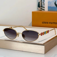 Louis Vuitton Z3179U LV Confetti Oval Sunglasses   ✨
