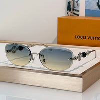 Louis Vuitton Z3166U LV Jewel Pearl Oval Sunglasses ✨