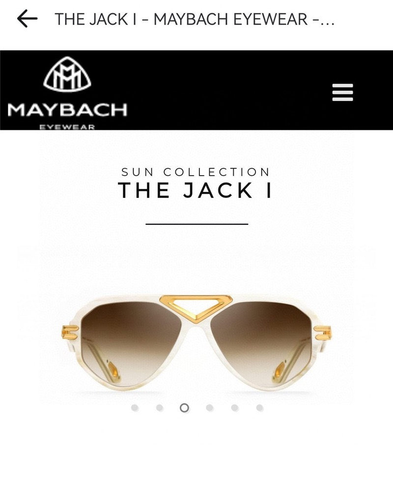 MAYBACH THE JACK I Zeiss Lenses 👑 $3700