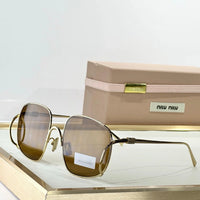 MIU MIU A57S 5AK40S Gold Sunglasses✨