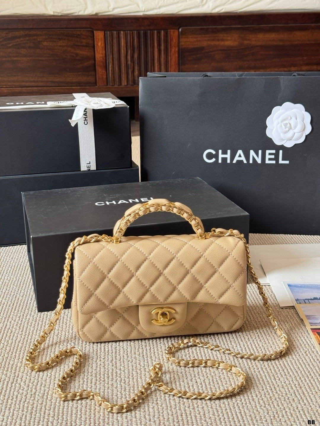 CHANEL Chanel Mini Flap Bag in Quilted Leather with Chain 23  ✨ - onlinechics.com