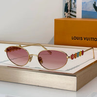 Louis Vuitton Z3179U LV Confetti Oval Sunglasses   ✨