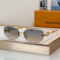 Louis Vuitton Z3166U LV Jewel Pearl Oval Sunglasses ✨