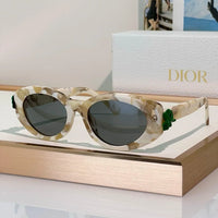 DIOR Dior Clover B1F Transparent Pink Oval  Sunglasses✨