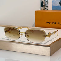 Louis Vuitton Z3166U LV Jewel Pearl Oval Sunglasses ✨