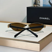 CHANEL 4166 Camellia Rectangle Sunglasses Eyewear  🖤