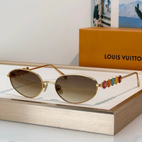 Louis Vuitton Z3179U LV Confetti Oval Sunglasses   ✨