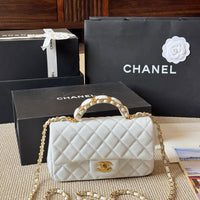 CHANEL Chanel Mini Flap Bag in Quilted Leather with Chain 23  ✨