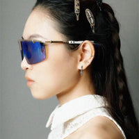 Chrome Hearts CLITANIC Unisex titanium mask frame Sunglasses⚜️