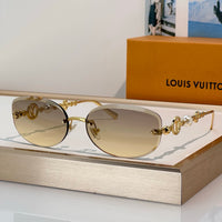 Louis Vuitton Z3166U LV Jewel Pearl Oval Sunglasses ✨