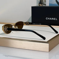 CHANEL 4166 Camellia Rectangle Sunglasses Eyewear  🖤