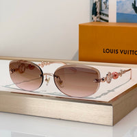 Louis Vuitton Z3166U LV Jewel Pearl Oval Sunglasses ✨