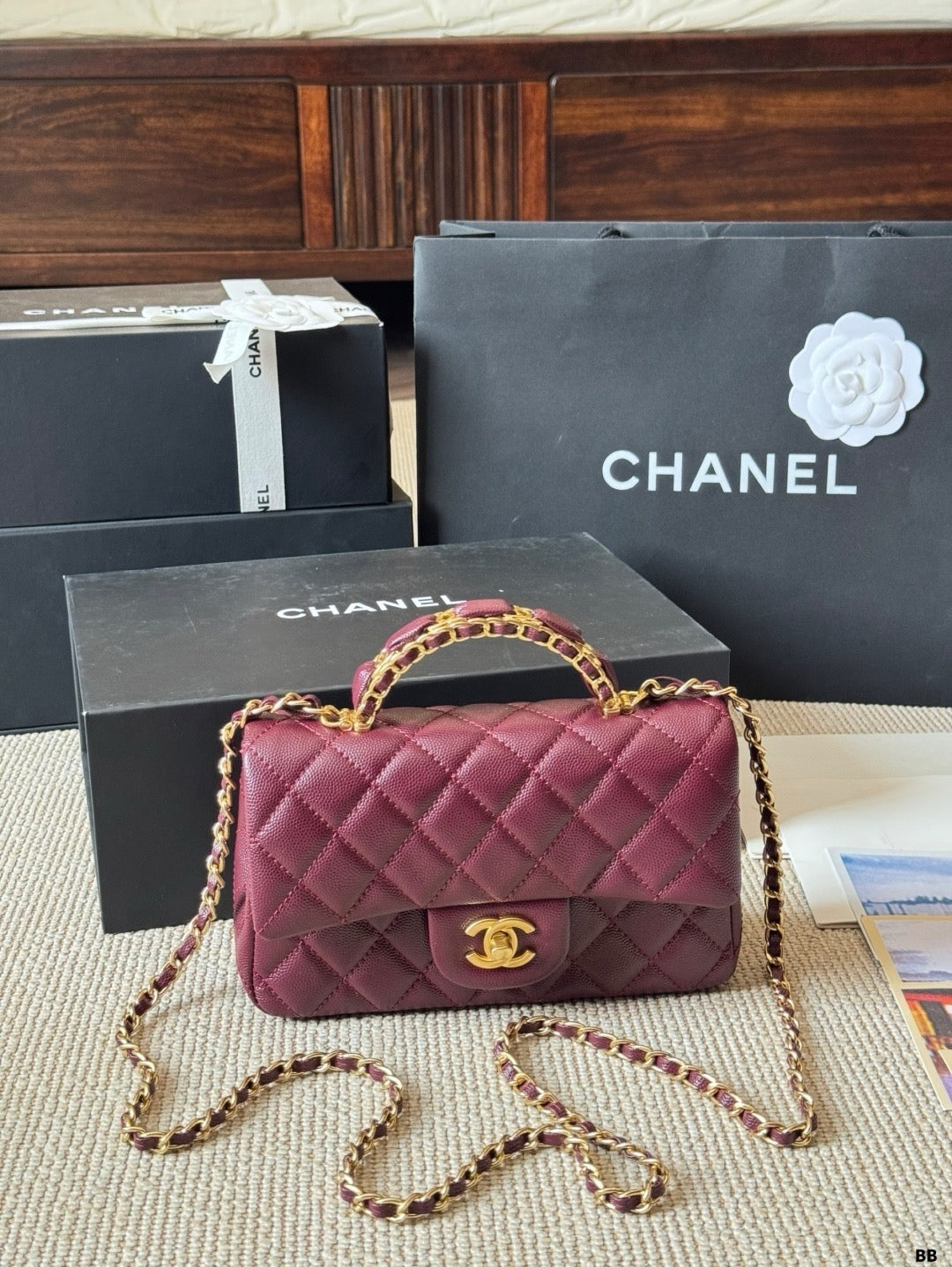 CHANEL Chanel Mini Flap Bag in Quilted Leather with Chain 23  ✨ - onlinechics.com