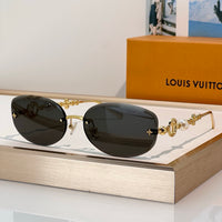 Louis Vuitton Z3166U LV Jewel Pearl Oval Sunglasses ✨