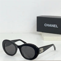 2024 CHANEL 5469  Oval Women's Acetate Sunglasses  ✨