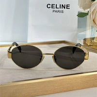 Celine Triomphe Metal Oval 40235 Women's Sunglasses✨