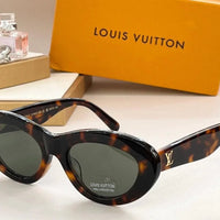 Louis Vuitton Z1981E 980 Oval Shape Negro Dorado Sunglasses  ✨