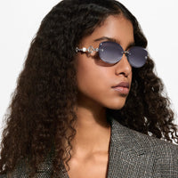 Louis Vuitton Z3166U LV Jewel Pearl Oval Sunglasses ✨