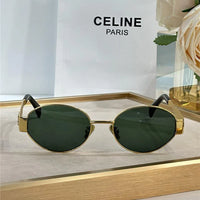 Celine Triomphe Metal Oval 40235 Women's Sunglasses✨