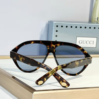 Gucci GG0479S 002 Aviator Oversized Sunglasses 🇮🇹