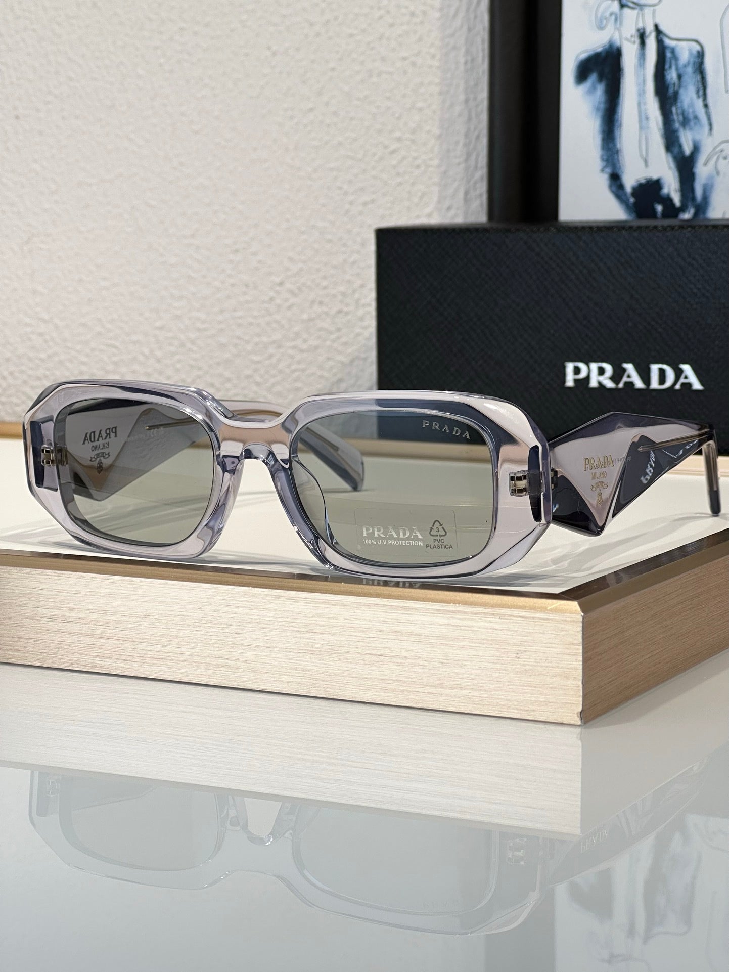 Prada 0PR 17WS 1AB5S0 49-20-145  2024 Women's Sunglasses 🟥 - buyonlinebehappy