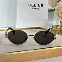 Celine Triomphe Metal Oval 40235 Women's Sunglasses✨