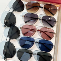 Cartier Panthère De Cartier 60MM Aviator Unisex Sunglasses 🐆