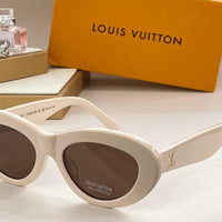Louis Vuitton Z1981E 980 Oval Shape Negro Dorado Sunglasses  ✨