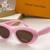 Louis Vuitton Z1981E 980 Oval Shape Negro Dorado Sunglasses  ✨
