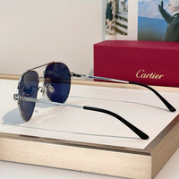 Cartier Panthère De Cartier 60MM Aviator Unisex Sunglasses 🐆