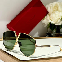 Valentino Garavani  V-Hexagon 64MM VLS-115C Geometric Sunglasses ✨