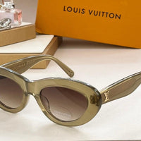 Louis Vuitton Z1981E 980 Oval Shape Negro Dorado Sunglasses  ✨