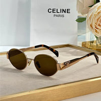 Celine Triomphe Metal Oval 40235 Women's Sunglasses✨